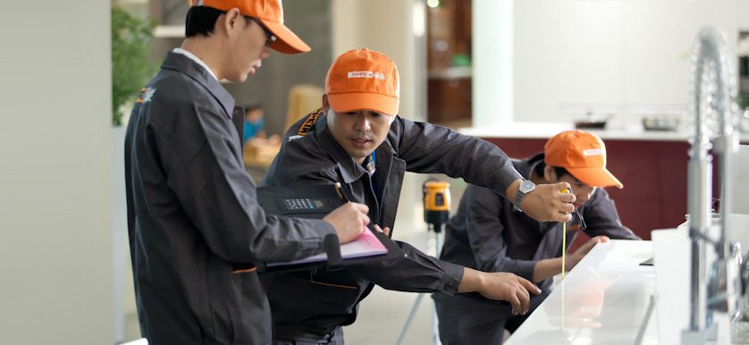 Accurate measuring is essential as it helps to ensure the products will fit your space and function properly..