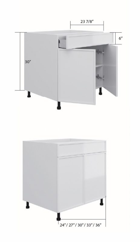 Base Cabinet (1 Drawer + 2 Door)-100