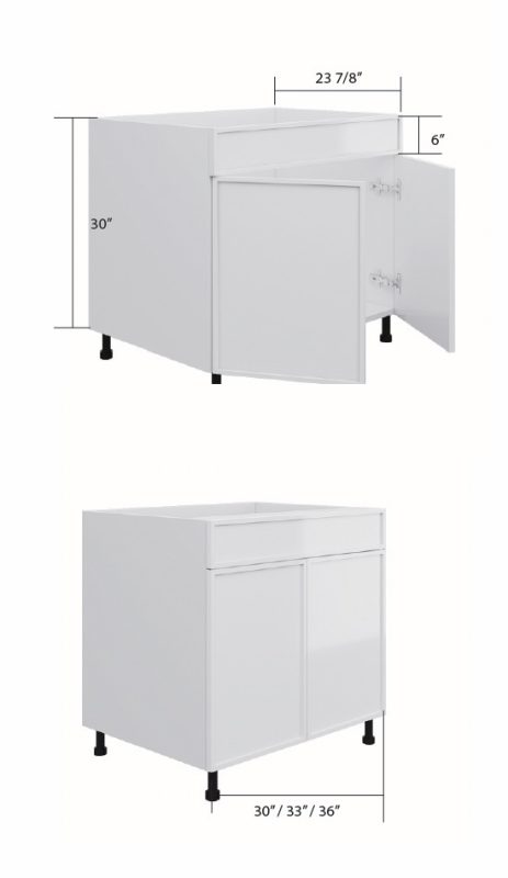 Sink Base Cabinet (1 FK Drawer + 2 Door)-100
