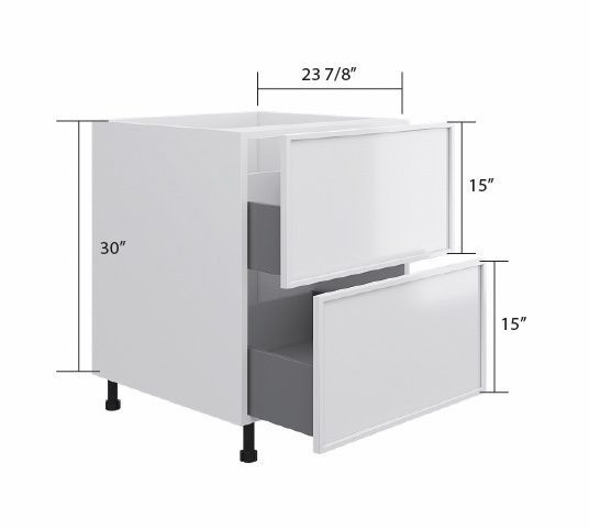 2 Drawers Base Cabinet -1