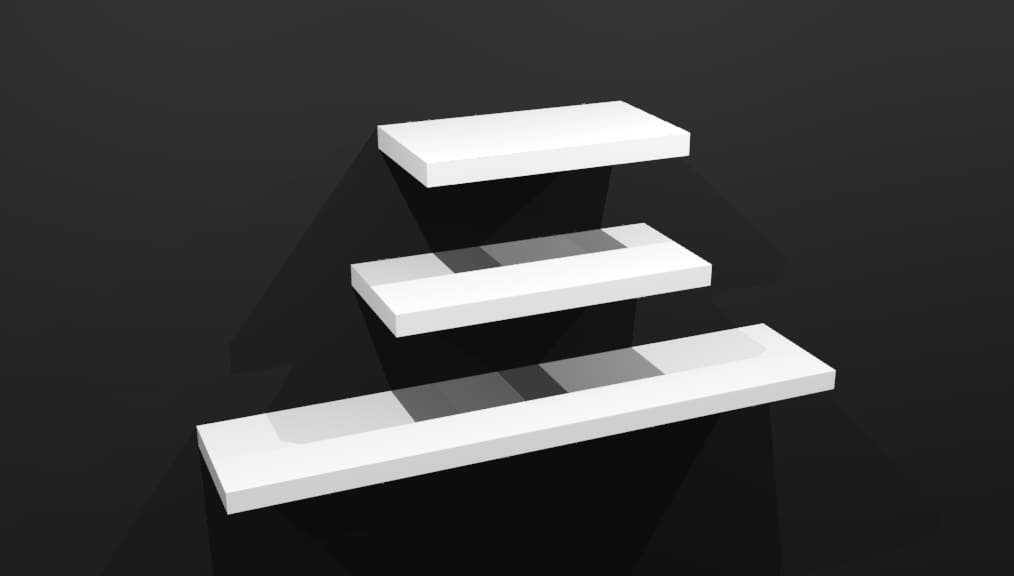 FLOATING SHELVES FS30 FS24 FS60
