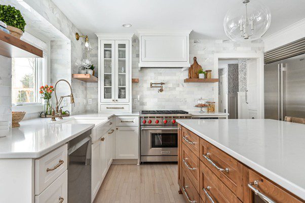 European-Style Kitchen Cabinets