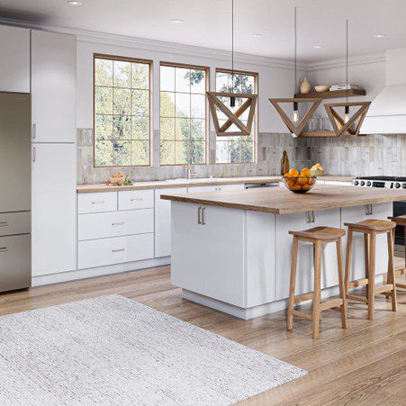 Flat Panel (Slab) Kitchen Cabinets