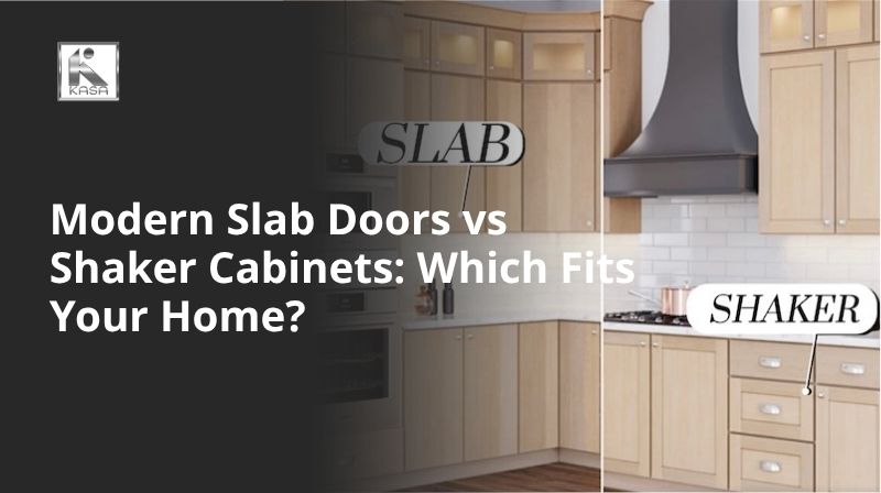 Modern Slab Doors vs Shaker Cabinets