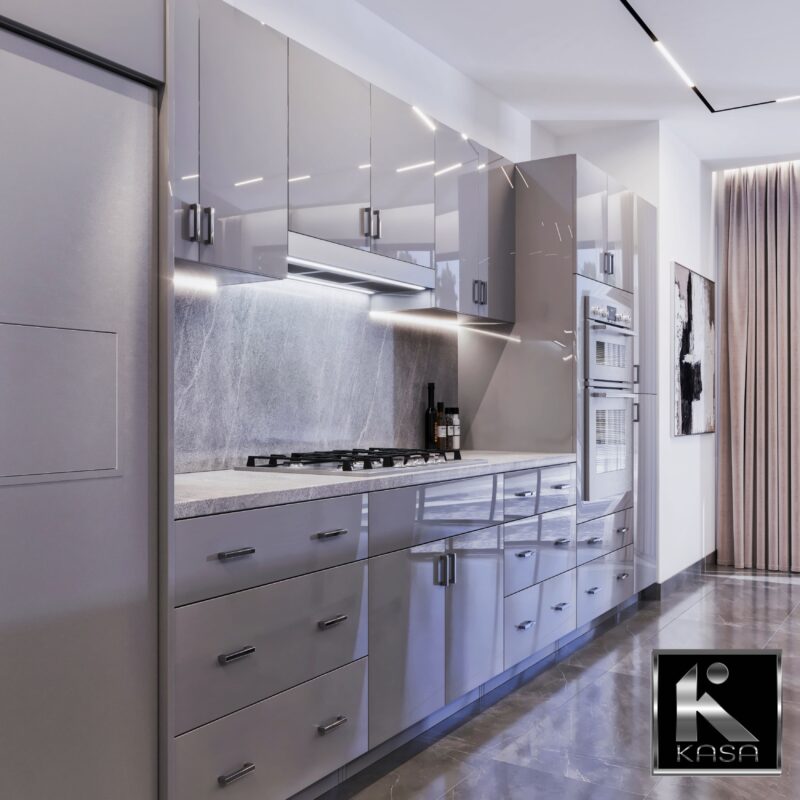 High-Gloss Kitchens